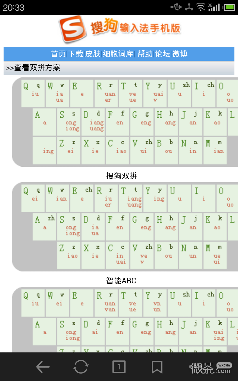 搜狗输入法(双拼输入)
